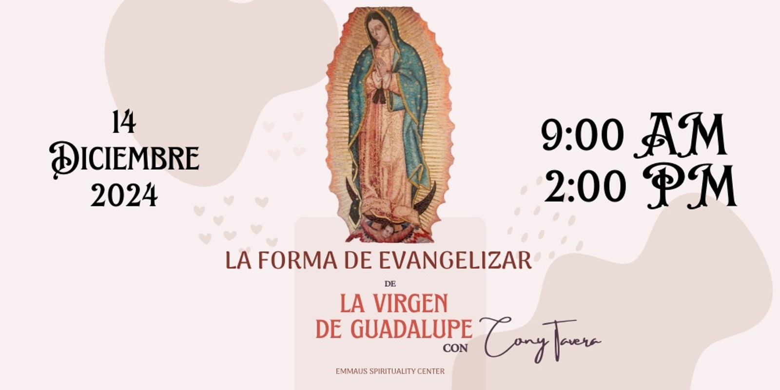 Banner image for LA FORMA DE EVANGELIZAR DE LA VIRGEN DE GUADALUPE