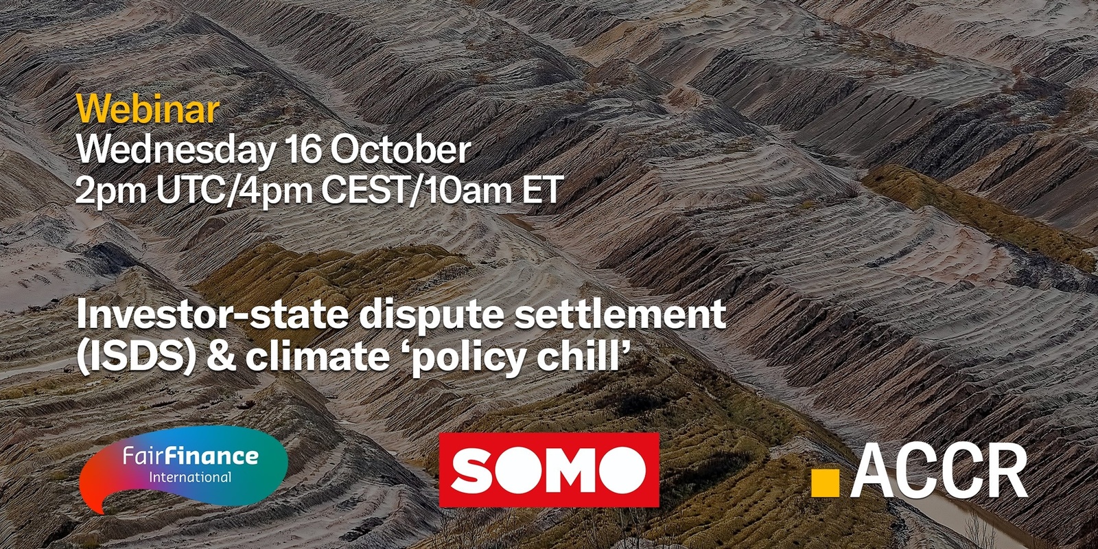 Banner image for Investor-state dispute settlement (ISDS) & climate ‘policy chill’