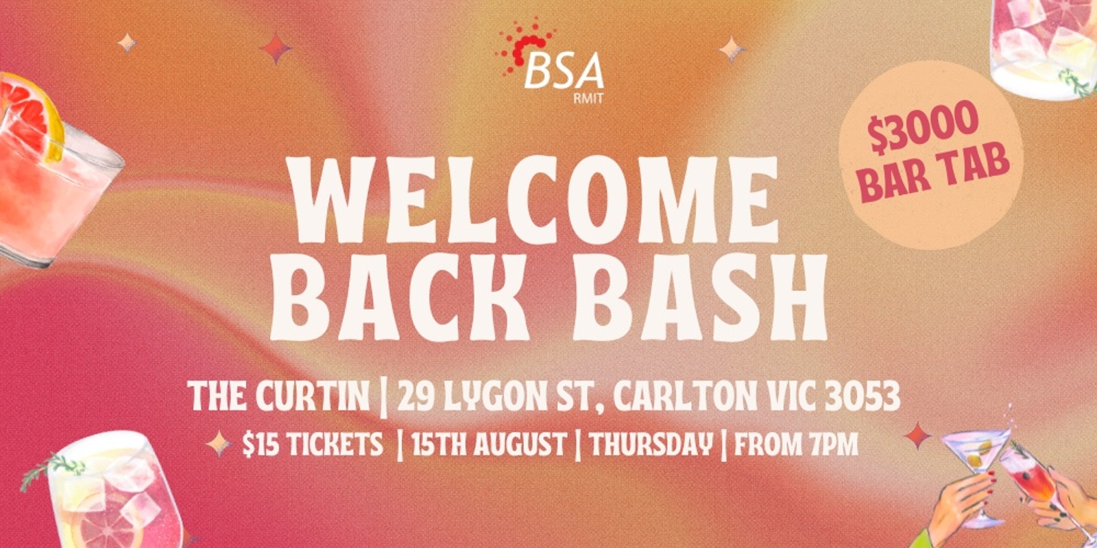 Banner image for BSA: Welcome Back Bash