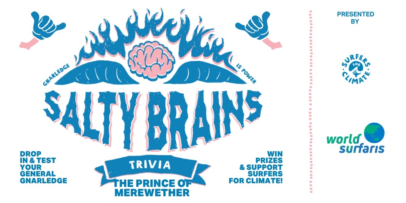 Banner image for  Salty Brains Trivia - The Prince of Merewether