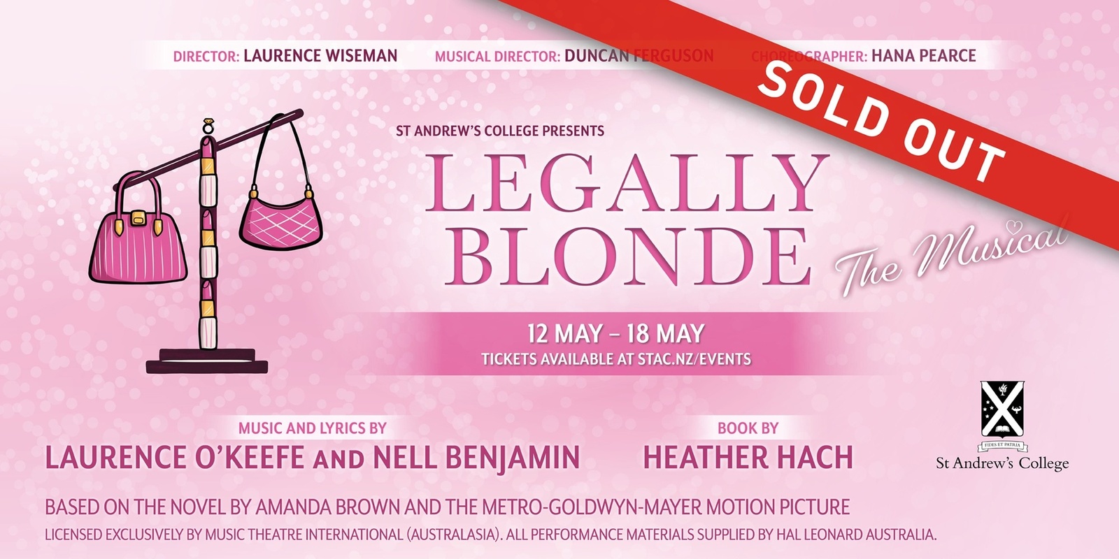 Banner image for Senior College Production: Legally Blonde | Monday 13 May