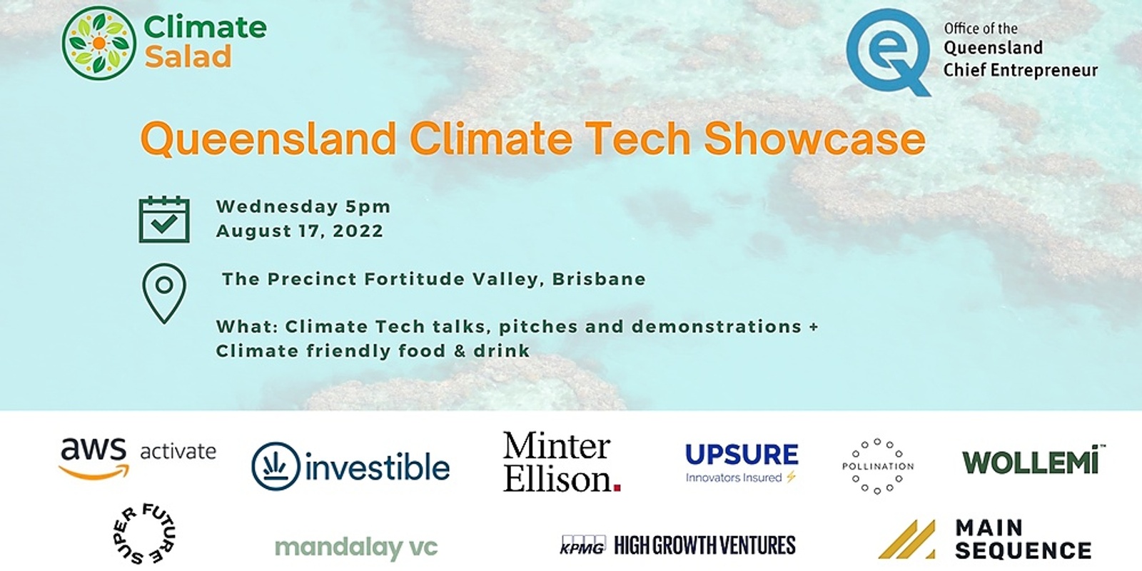 Banner image for Queensland Climate Tech Showcase 