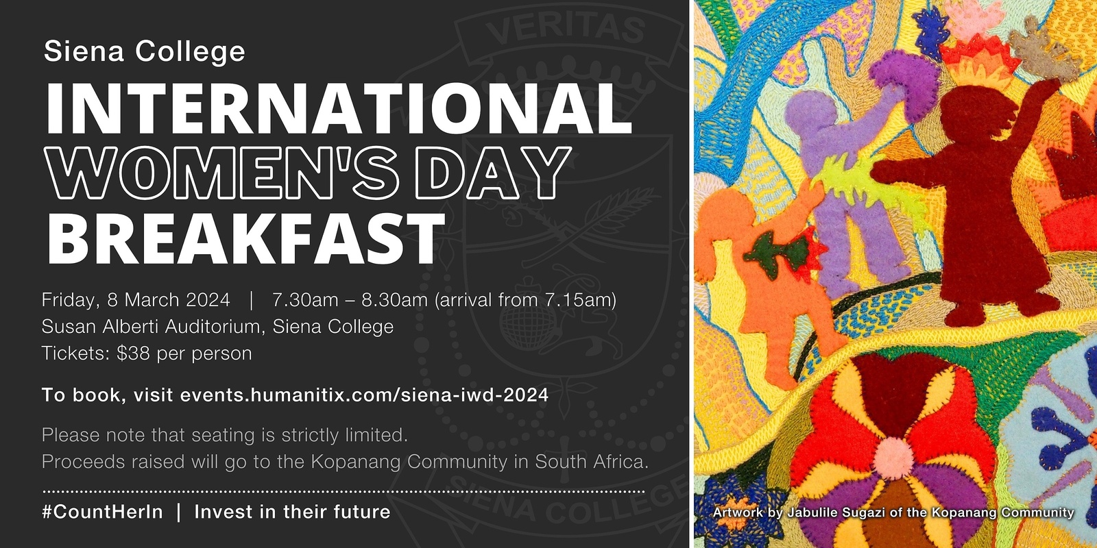 Banner image for Siena College International Women's Day Breakfast