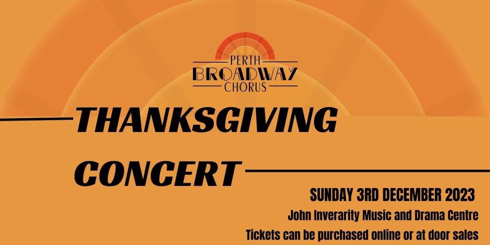 Banner image for Perth Broadway Chorus: Thanksgiving Concert