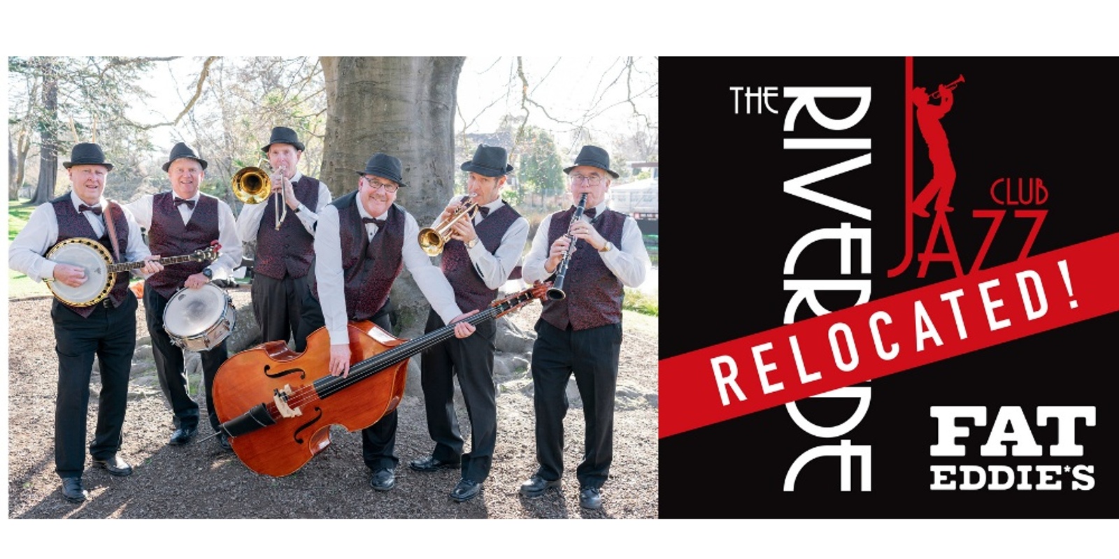 Banner image for Riverside Jazz Club Relocated - Rivercity Jazzmen