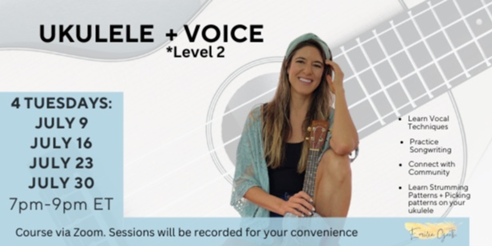 Banner image for Level 2 Ukulele and Voice