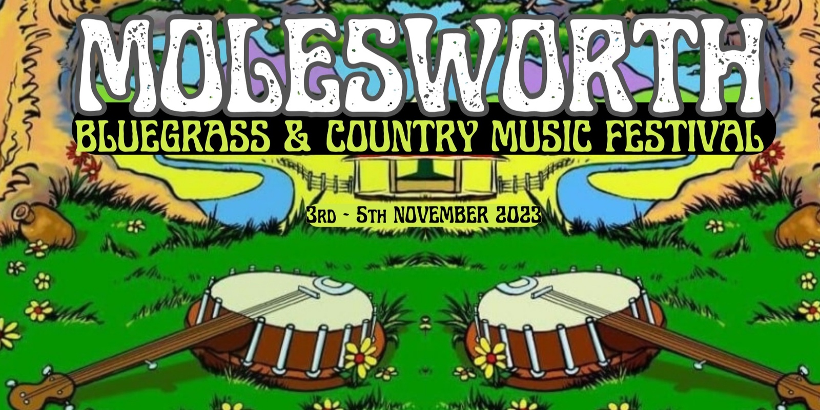 Banner image for Molesworth Bluegrass & Country Music Festival.  