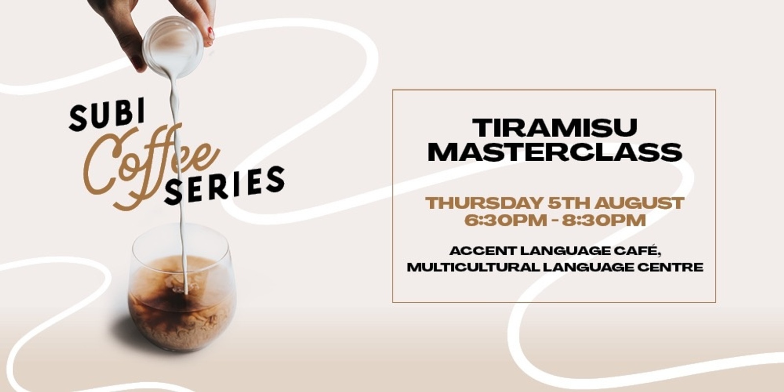 Banner image for Tiramisu Masterclass | Subi Coffee Series