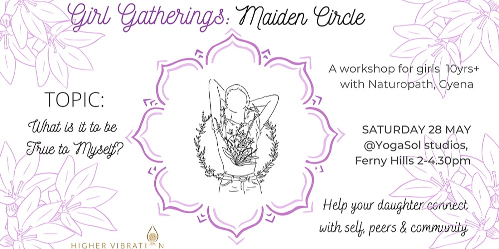 Banner image for Girl Gatherings Maiden Circle; May 2022