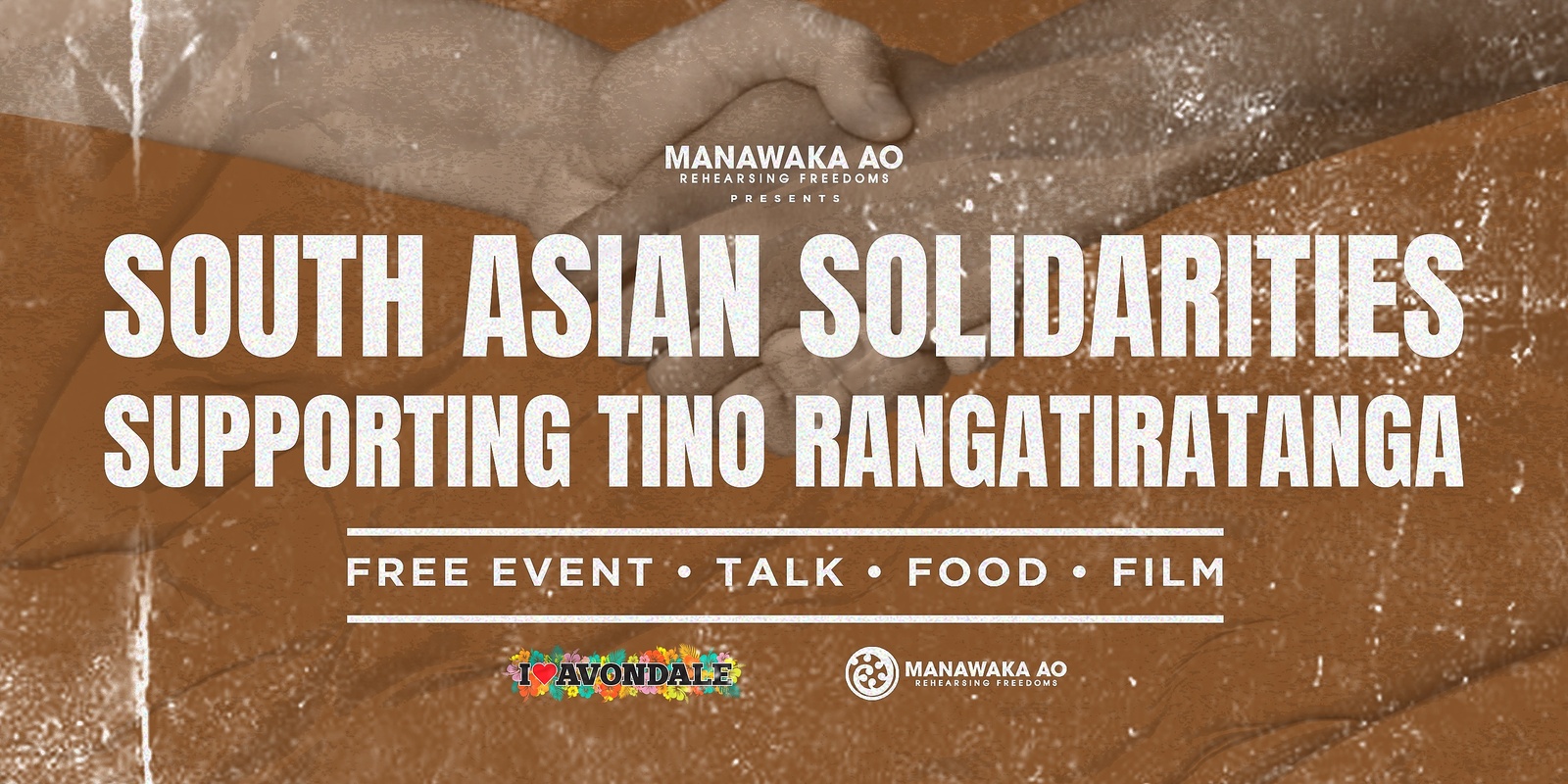 Banner image for South Asian Solidarities, supporting Tino Rangatiratanga