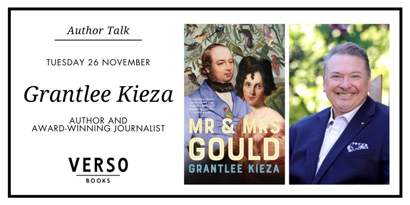 Banner image for Author Talk with Grantlee Kieza