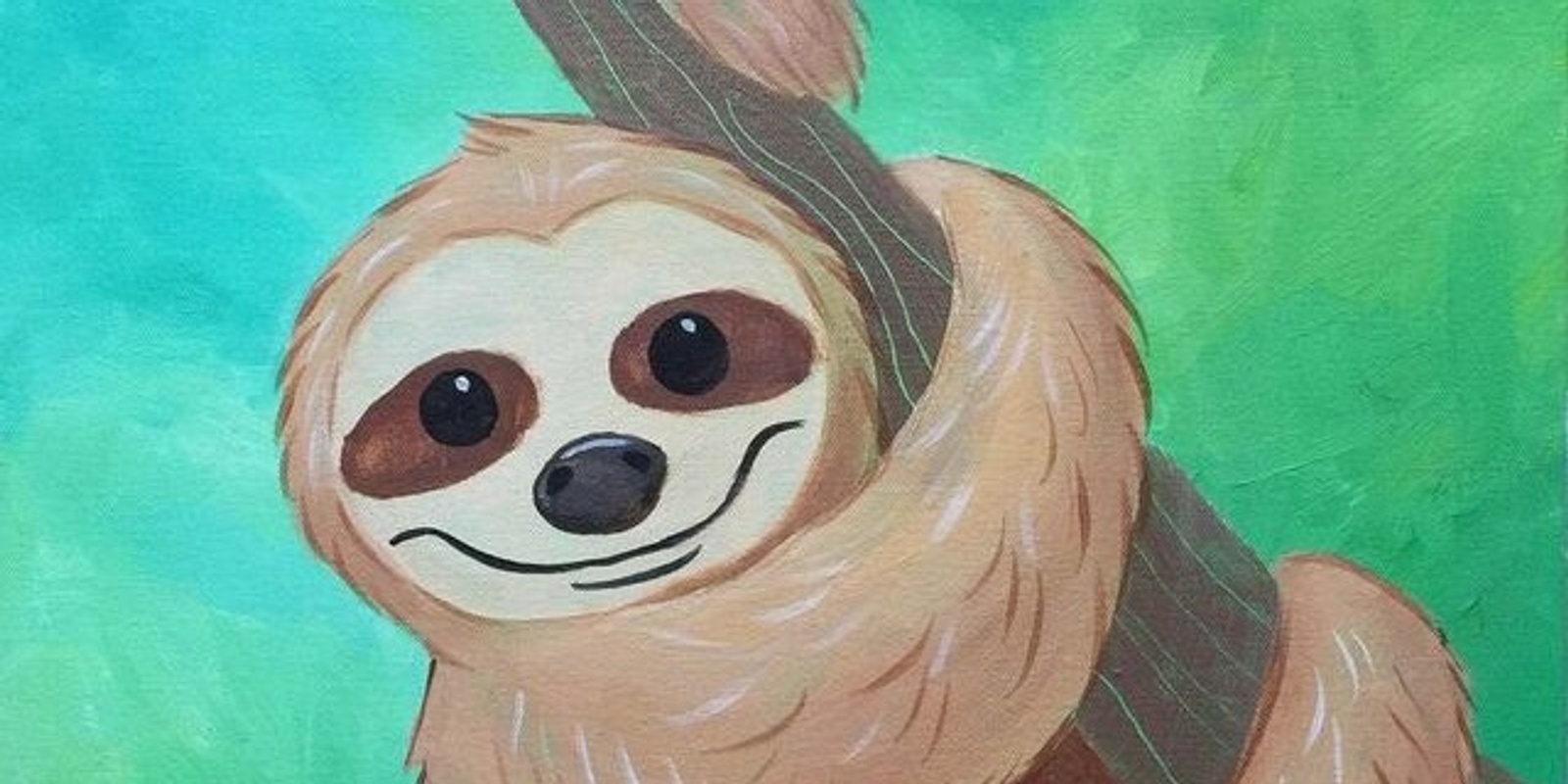 Banner image for Evans Head Kids Painting Class Sloth - Book Now!