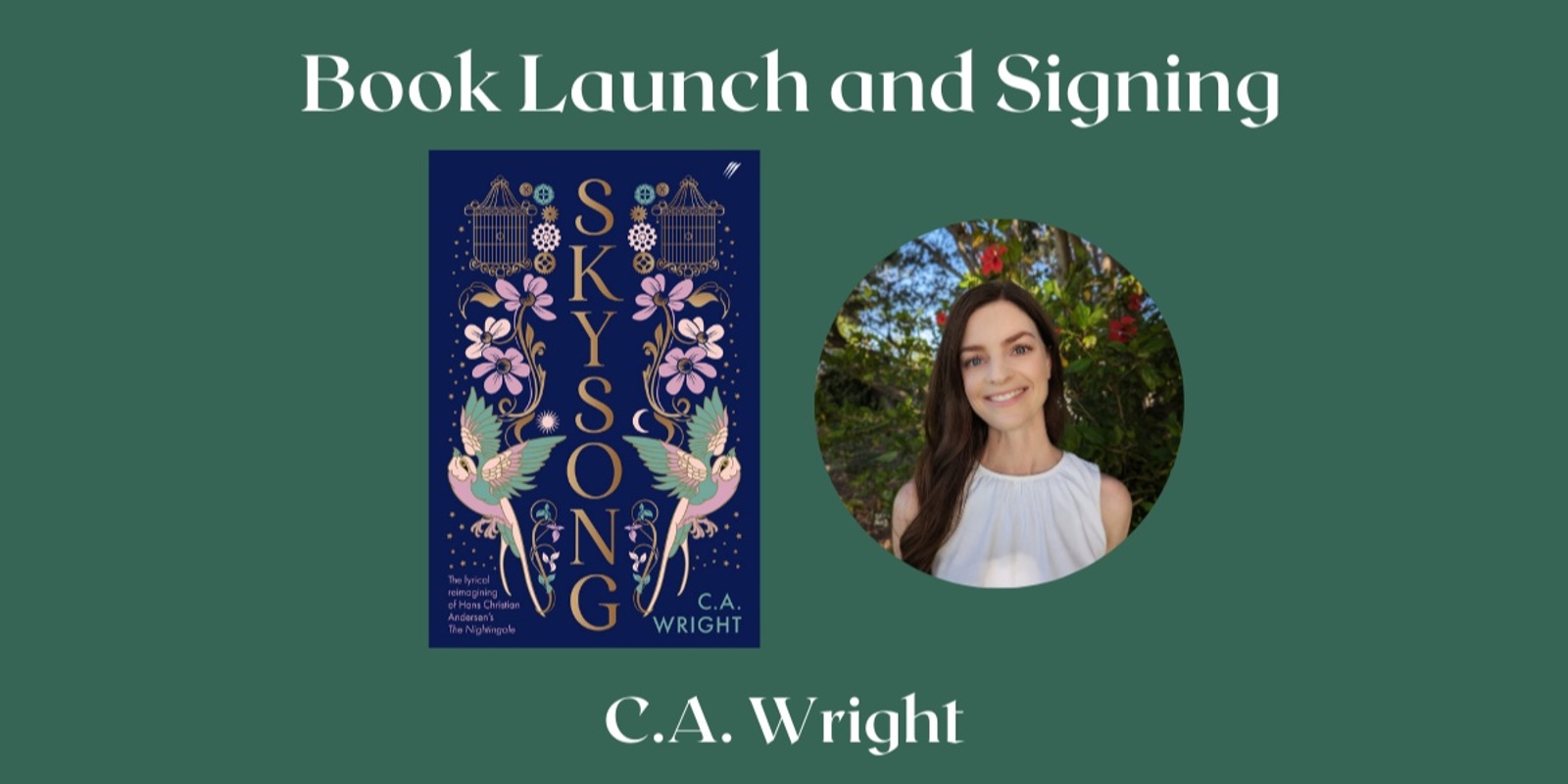 Banner image for Fantasy Book Launch with C.A. Wright at Harry Hartog Green Hills!