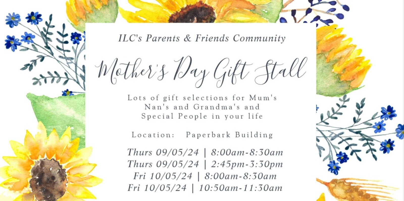 Banner image for Immanuel Lutheran College - Inaugural Mothers Day Stall in 2024