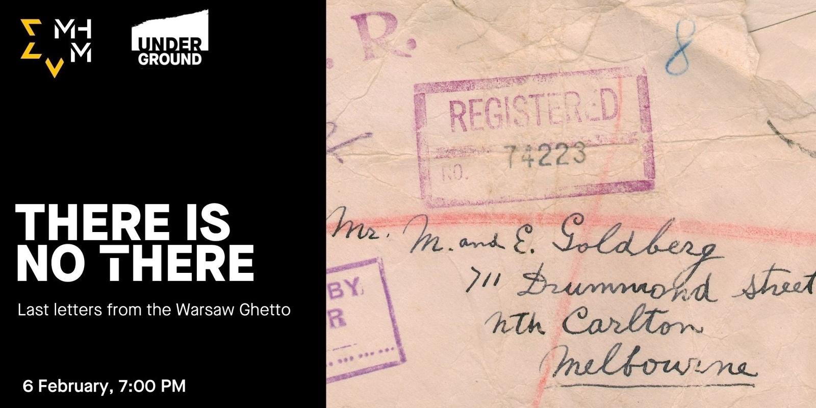 Banner image for There is No There: Last Letters from the Warsaw Ghetto