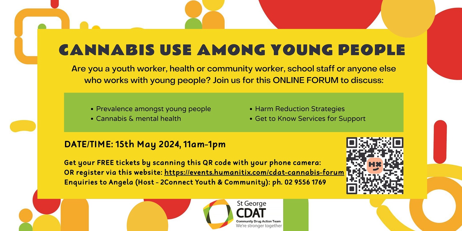 Banner image for Community Drug Action Team (CDAT) Cannabis Forum