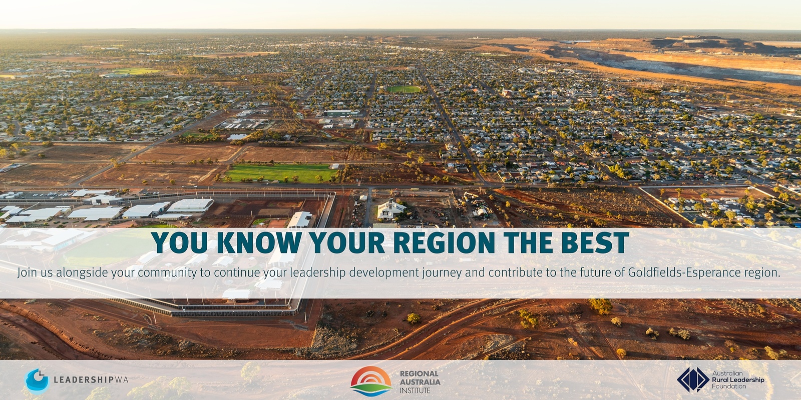Banner image for Kalgoorlie: Leading Australian Resilient Communities: An afternoon of leadership, conversation and community connections