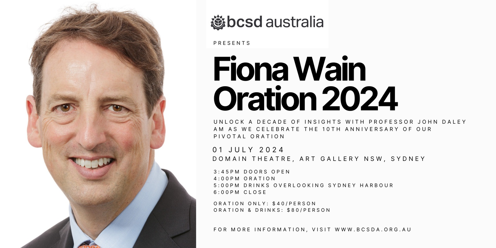 Banner image for Fiona Wain Oration 2024