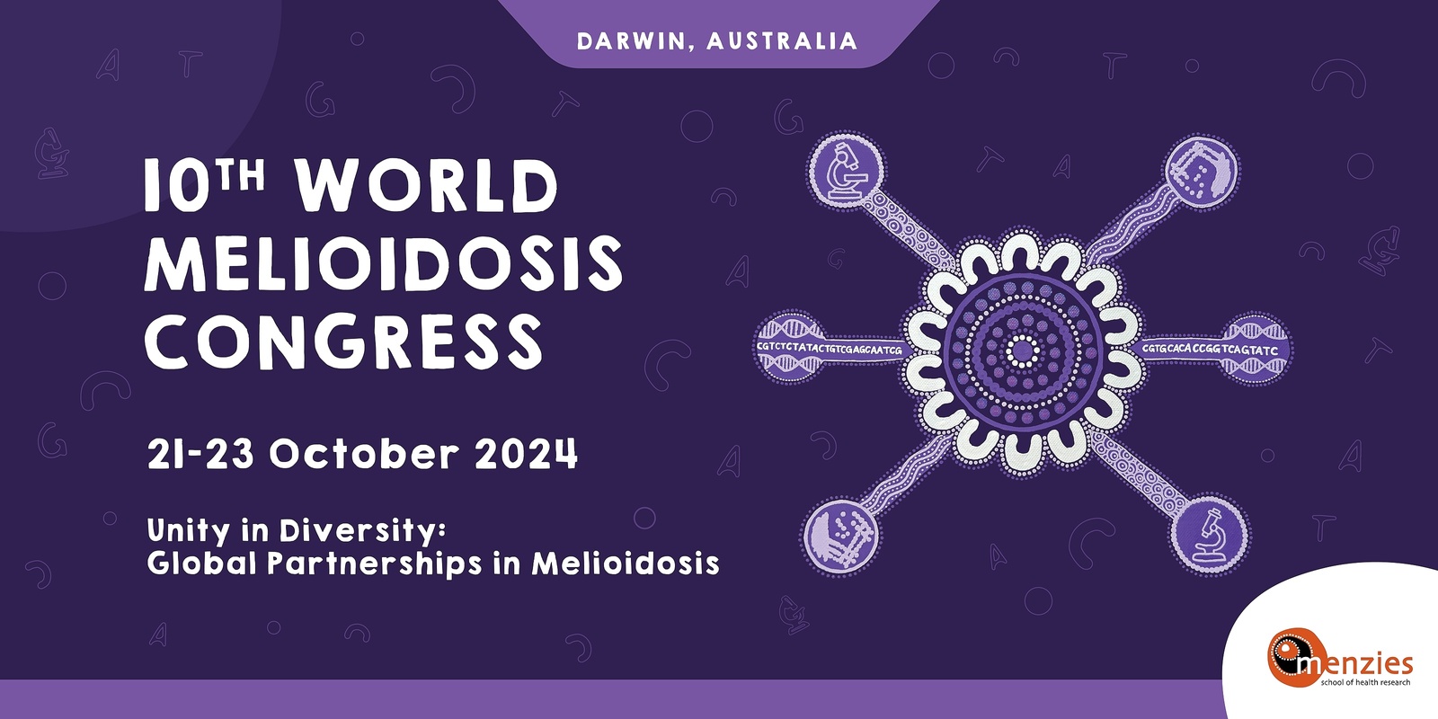 Banner image for 10th World Melioidosis Congress, Darwin 2024