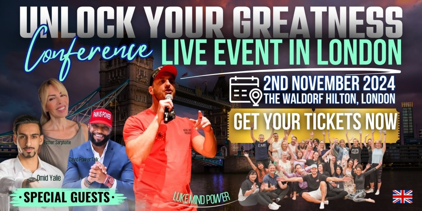 Banner image for UYG LIVE EVENT IN LONDON WITH LUKE MIND POWER & FRIENDS