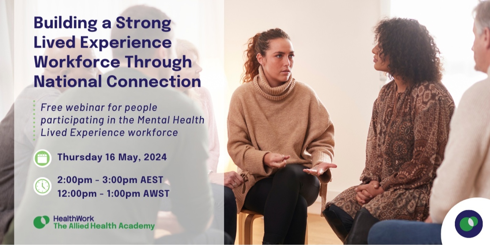 Banner image for Building a Strong Mental Health Lived Experience Workforce Through National Connection