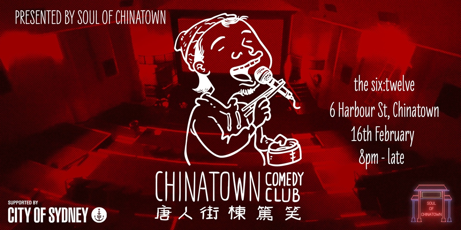 Banner image for Chinatown Comedy Club - 16 February