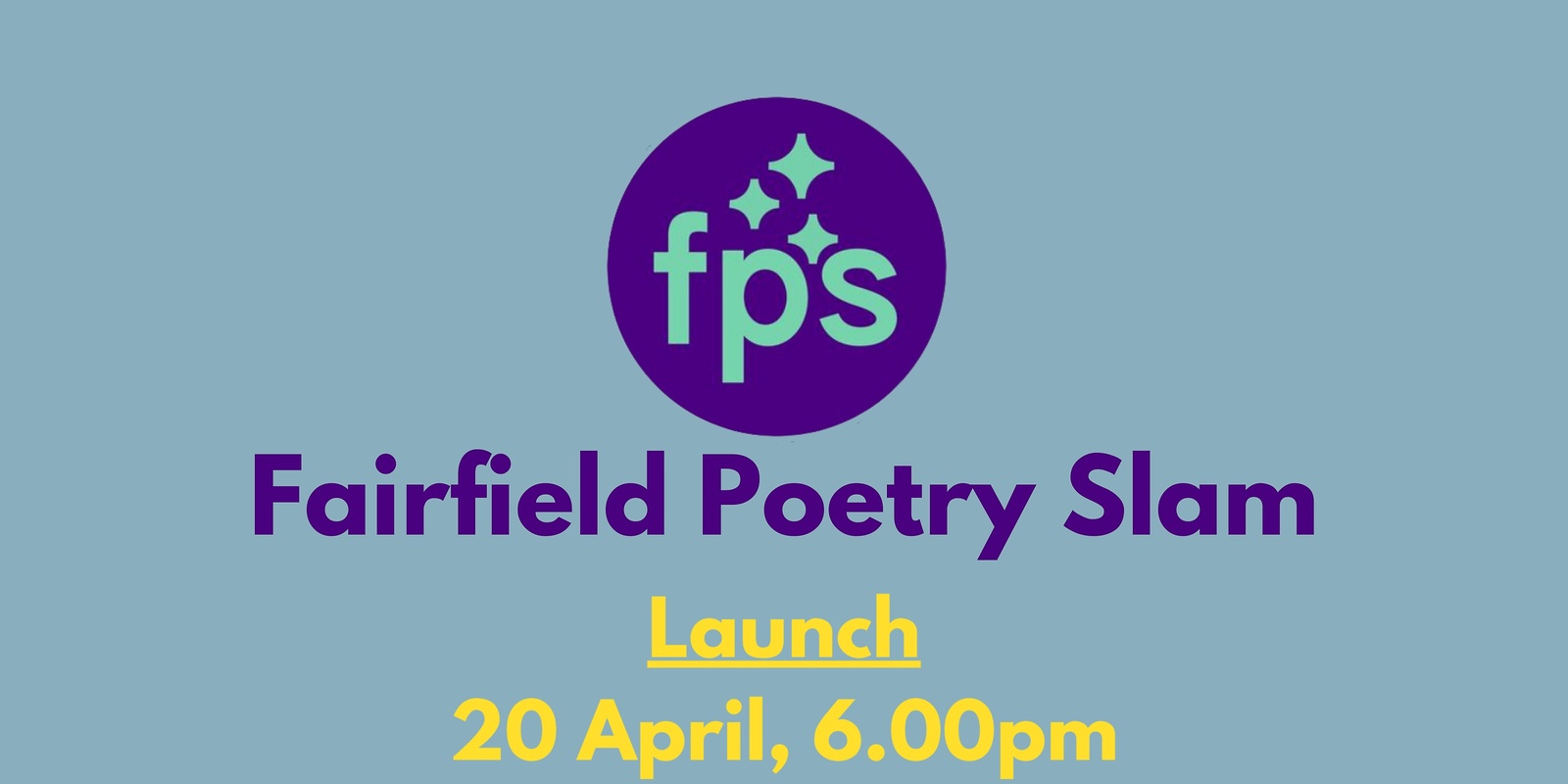 Banner image for FAIRFIELD POETRY SLAM  – Launch | YOUTH WEEK NSW
