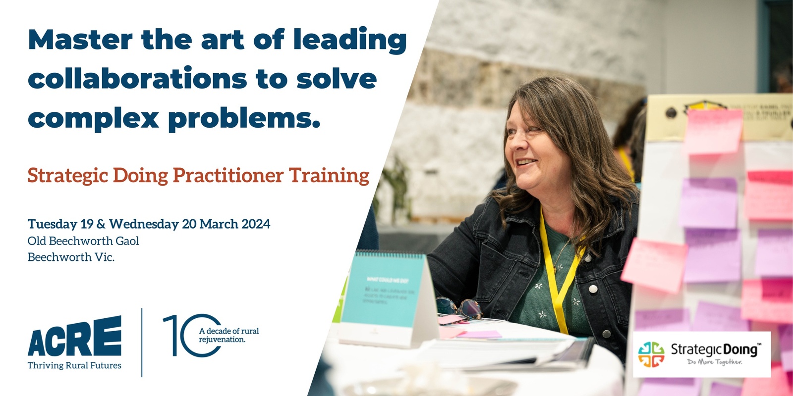 Banner image for Strategic Doing Practitioner Training.