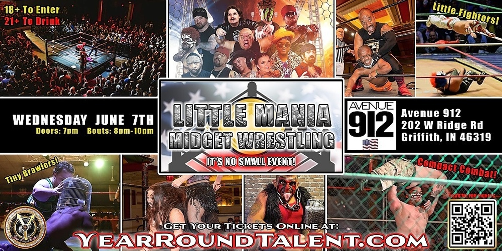 Banner image for Griffith, IN - Little Mania Micro Wrestlers Tears Through the Ring!