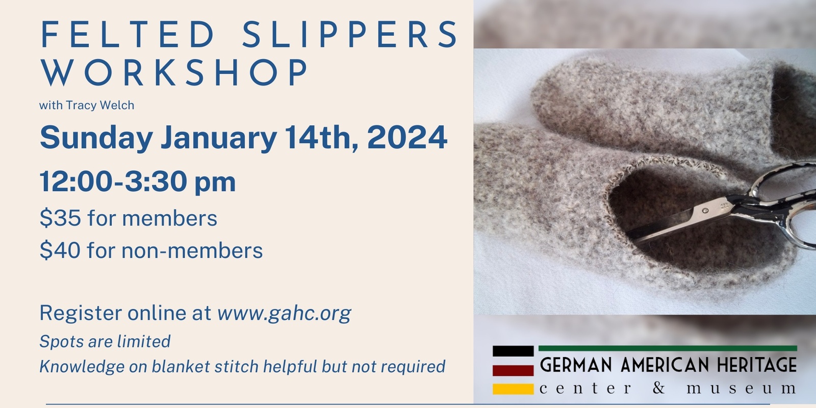 Banner image for Felted Slippers Workshop