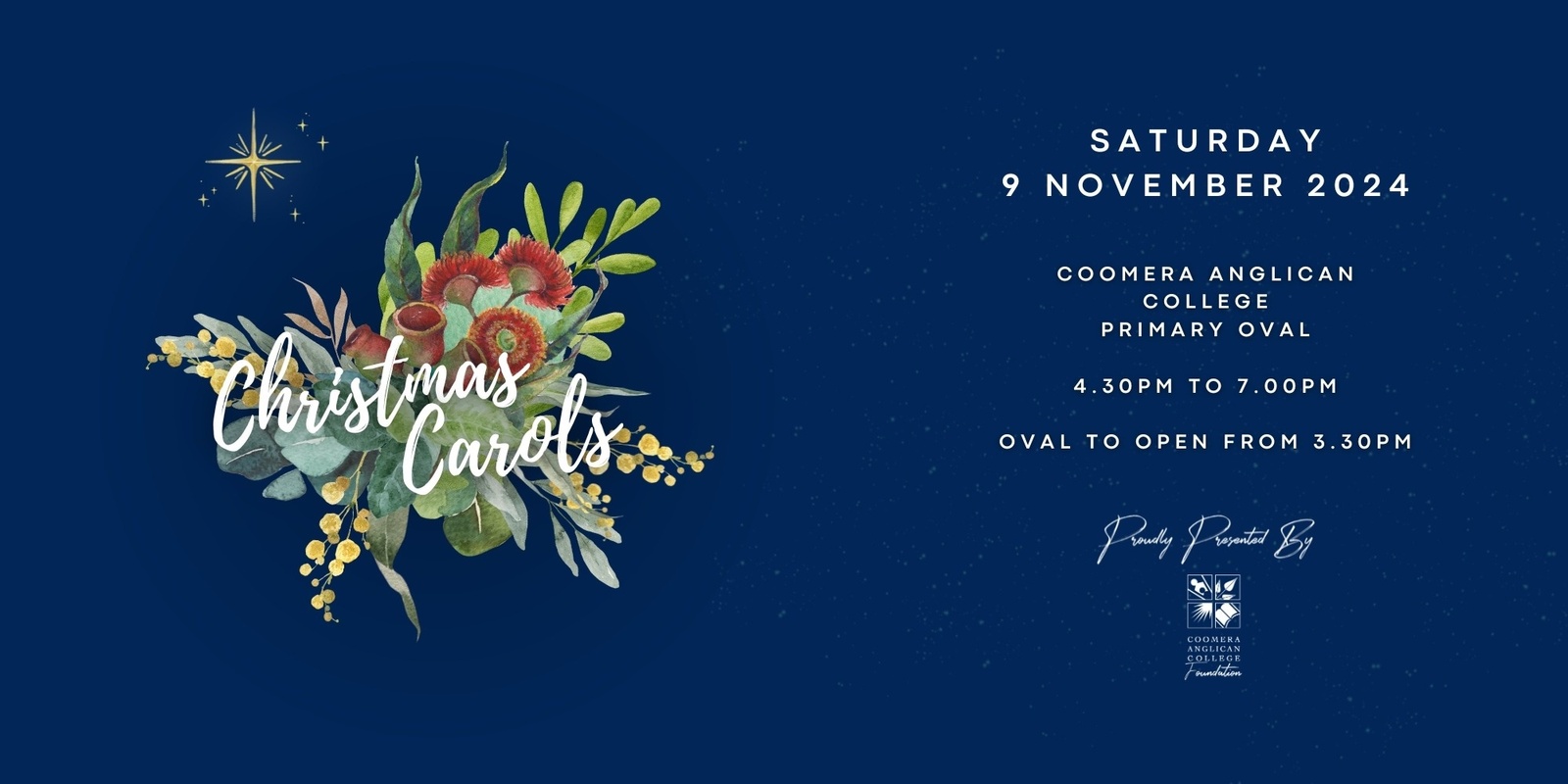 Banner image for Coomera Anglican College Foundation Christmas Carols