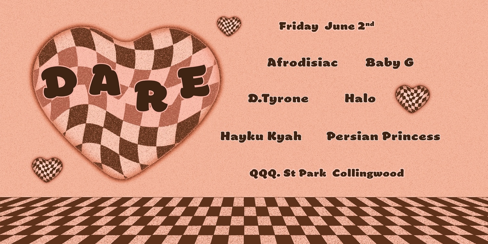 Banner image for DARE Launch w/ Afrodisiac, Baby G, D.Tyrone, Halo, Hayku Kyah & Persian Princess