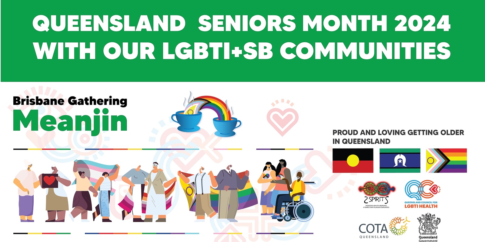 Banner image for LGBTI+SB Seniors Month Gathering, Meanjin Brisbane