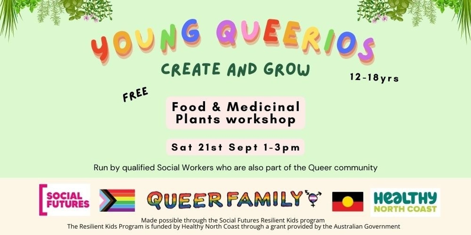 Banner image for Young Queerios: Create & Grow