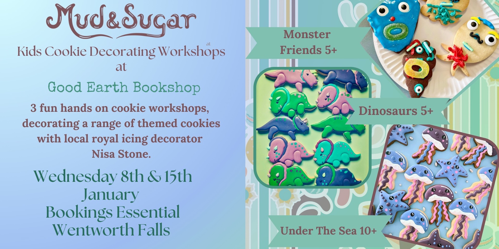 Banner image for Dinosaur Cookie Decorating Workshop