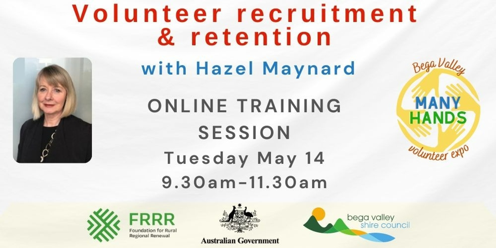 Banner image for Volunteer Recruitment and Retention - online training session