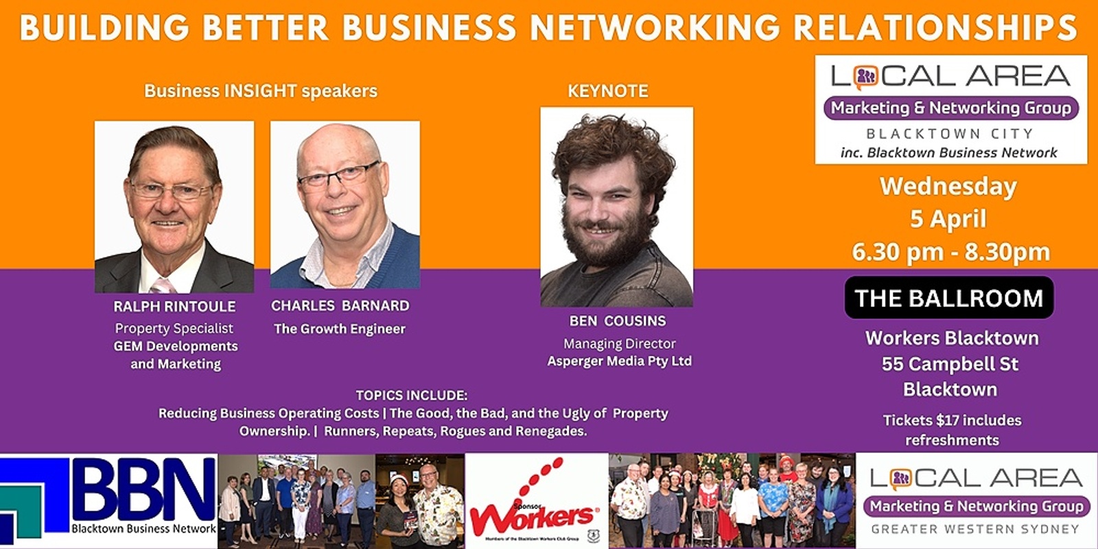 Banner image for Blacktown City Networking (BBN) - Building Better Business Relationships