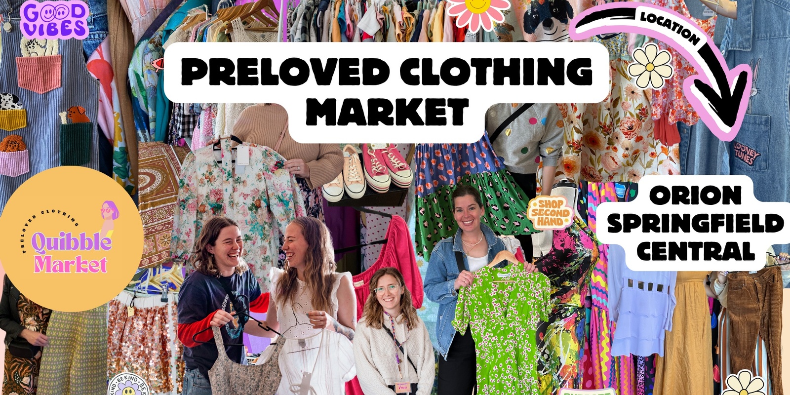 Banner image for SUNDAY @ QUIBBLE | Preloved Clothing Market | Orion Springfield Central 