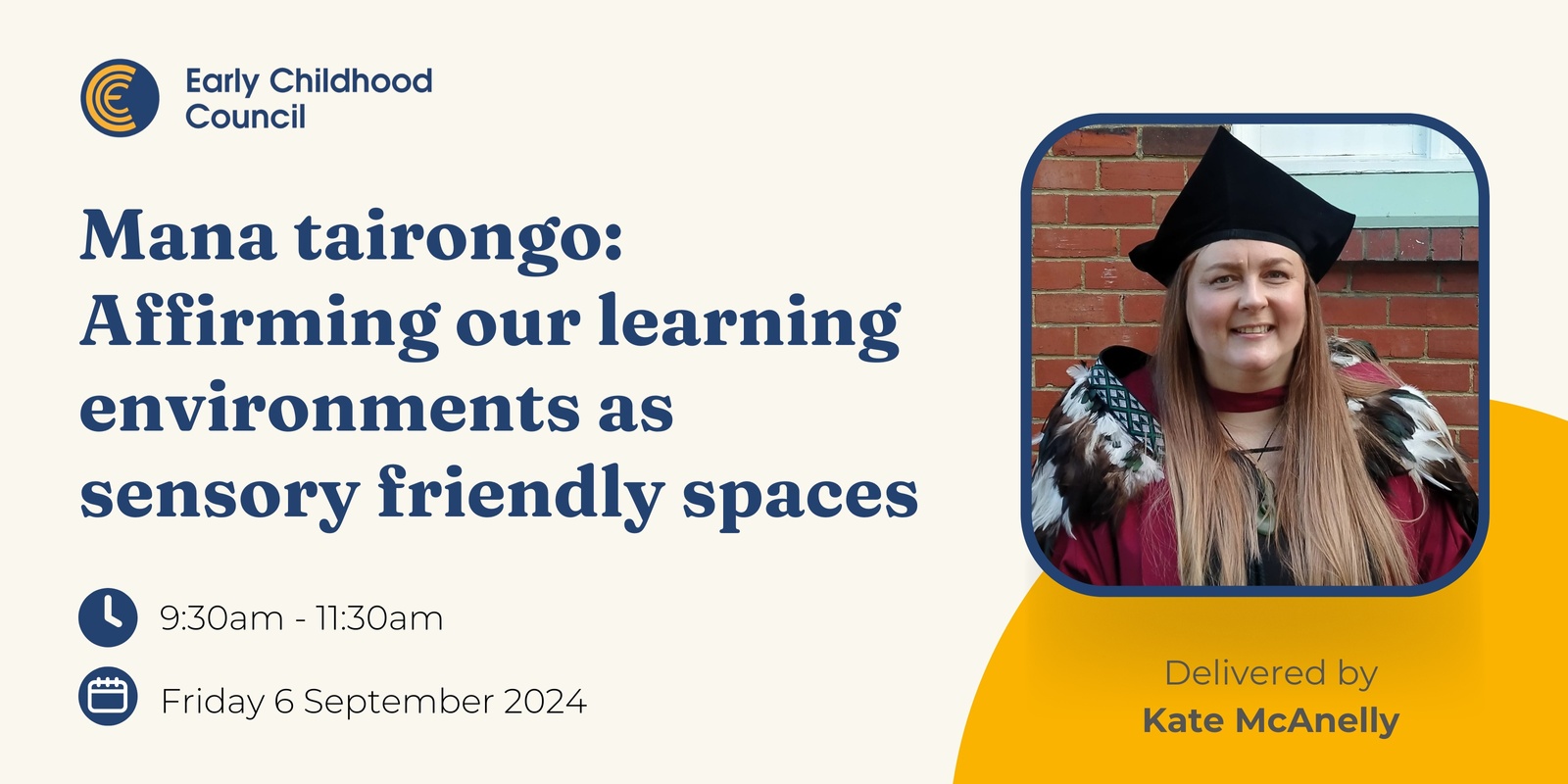 Banner image for Mana tairongo: Affirming our learning environments as sensory friendly spaces 