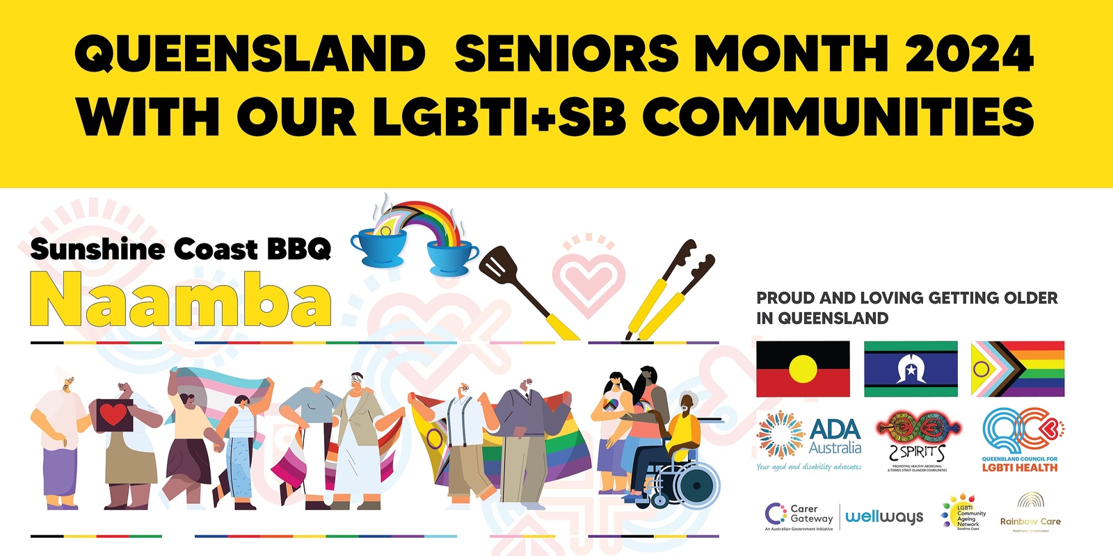 Banner image for LGBTI+SB Seniors Month BBQ, Naamba Sunshine Coast