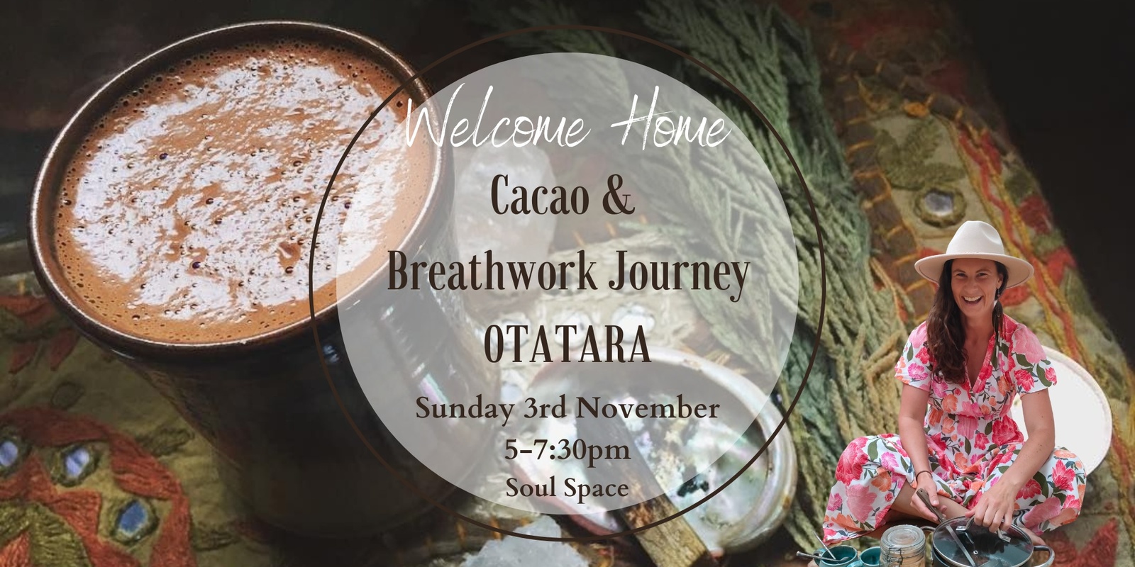 Banner image for Welcome Home Cacao & Breathwork Otatara