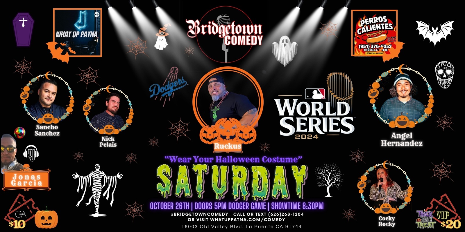 Banner image for Bridgetown Comedy for the Community "Halloween Costume Night"