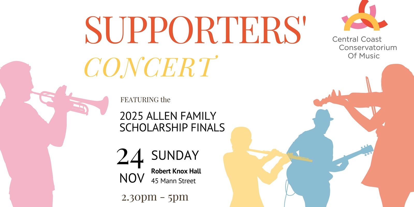 Banner image for Supporters' Concert featuring Allen Family Scholarship Finals