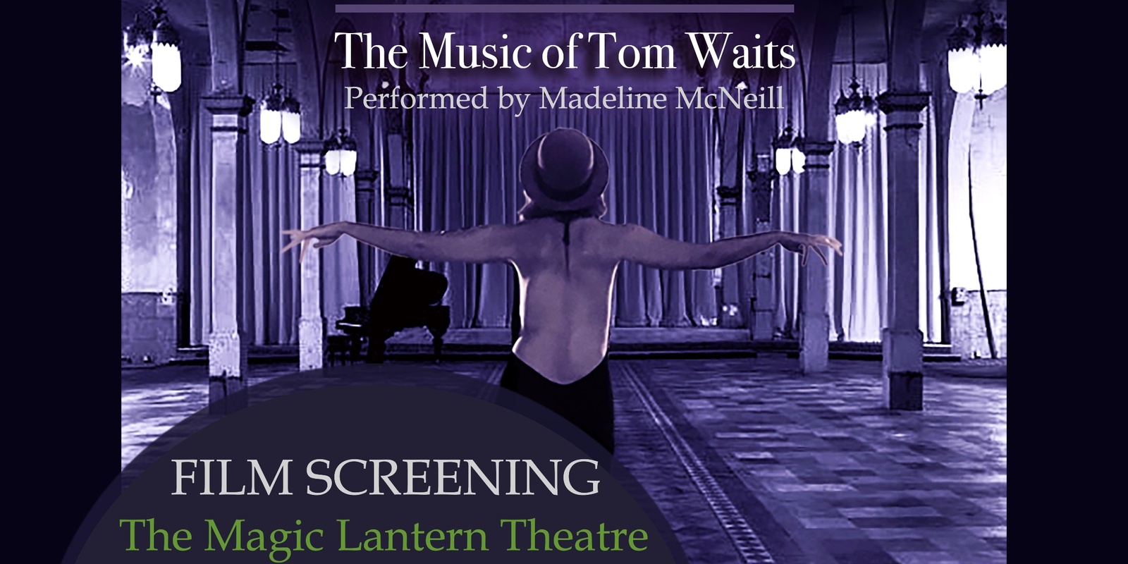 Banner image for FILM SCREENING  God's Away on Business: The Music of Tom Waits Performed by Madeline McNeill