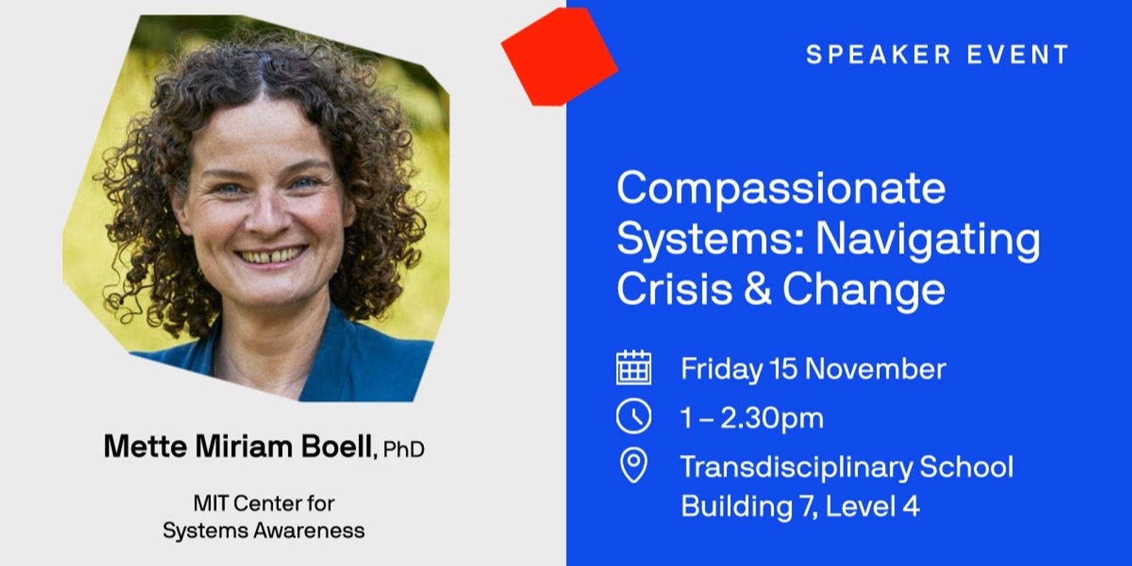 Banner image for Compassionate Systems: Navigating Crisis and Change