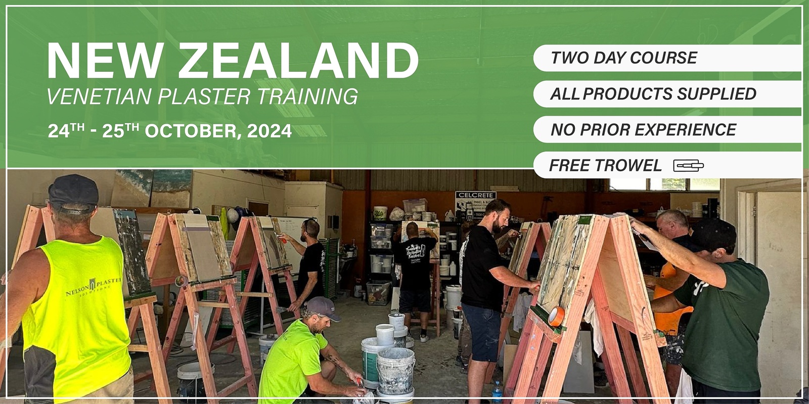 Banner image for New Zealand Venetian Plaster Training (24th - 25th October, 2024)