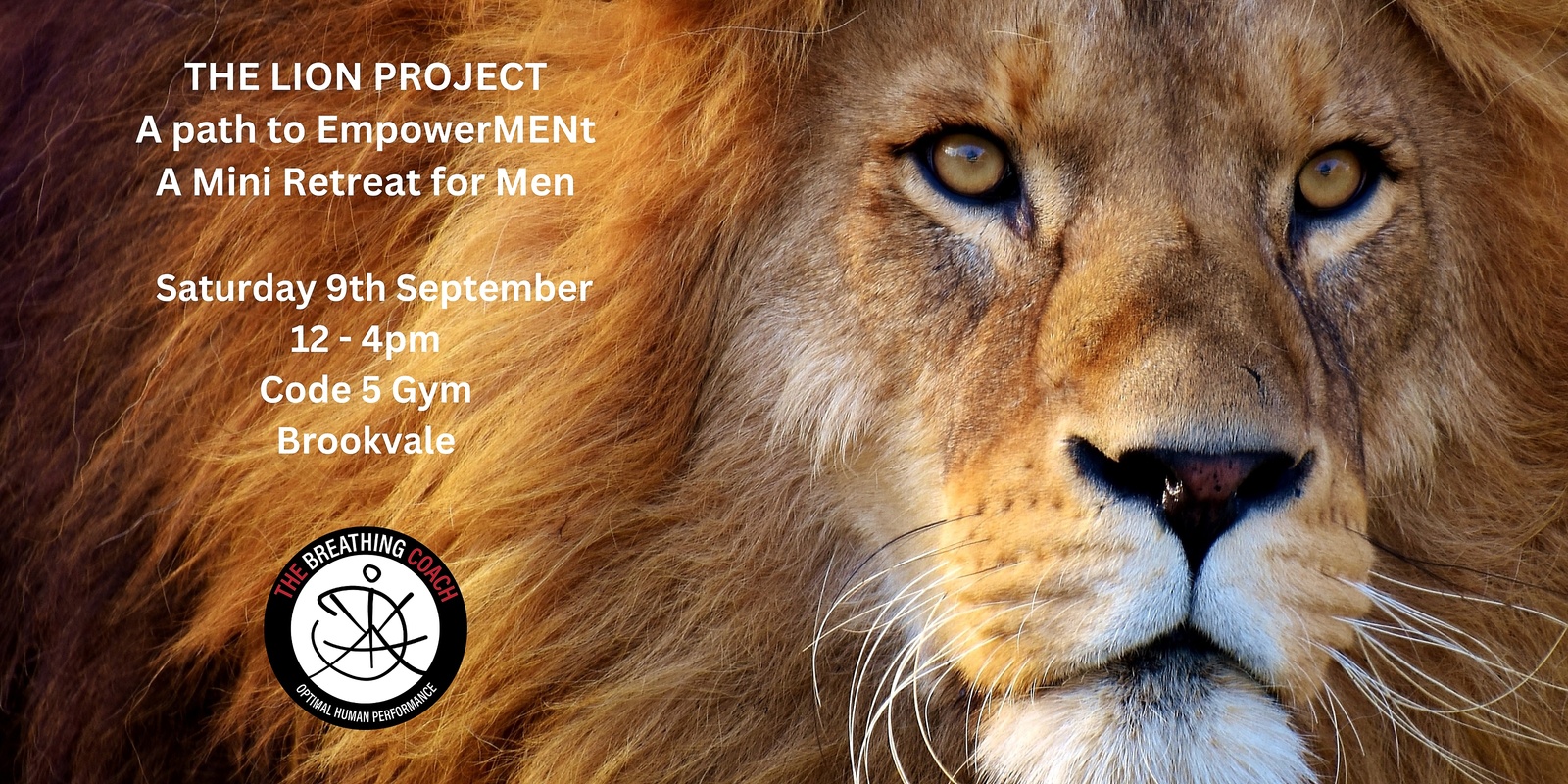 Banner image for THE LION PROJECT - A Path to EmpowerMENt