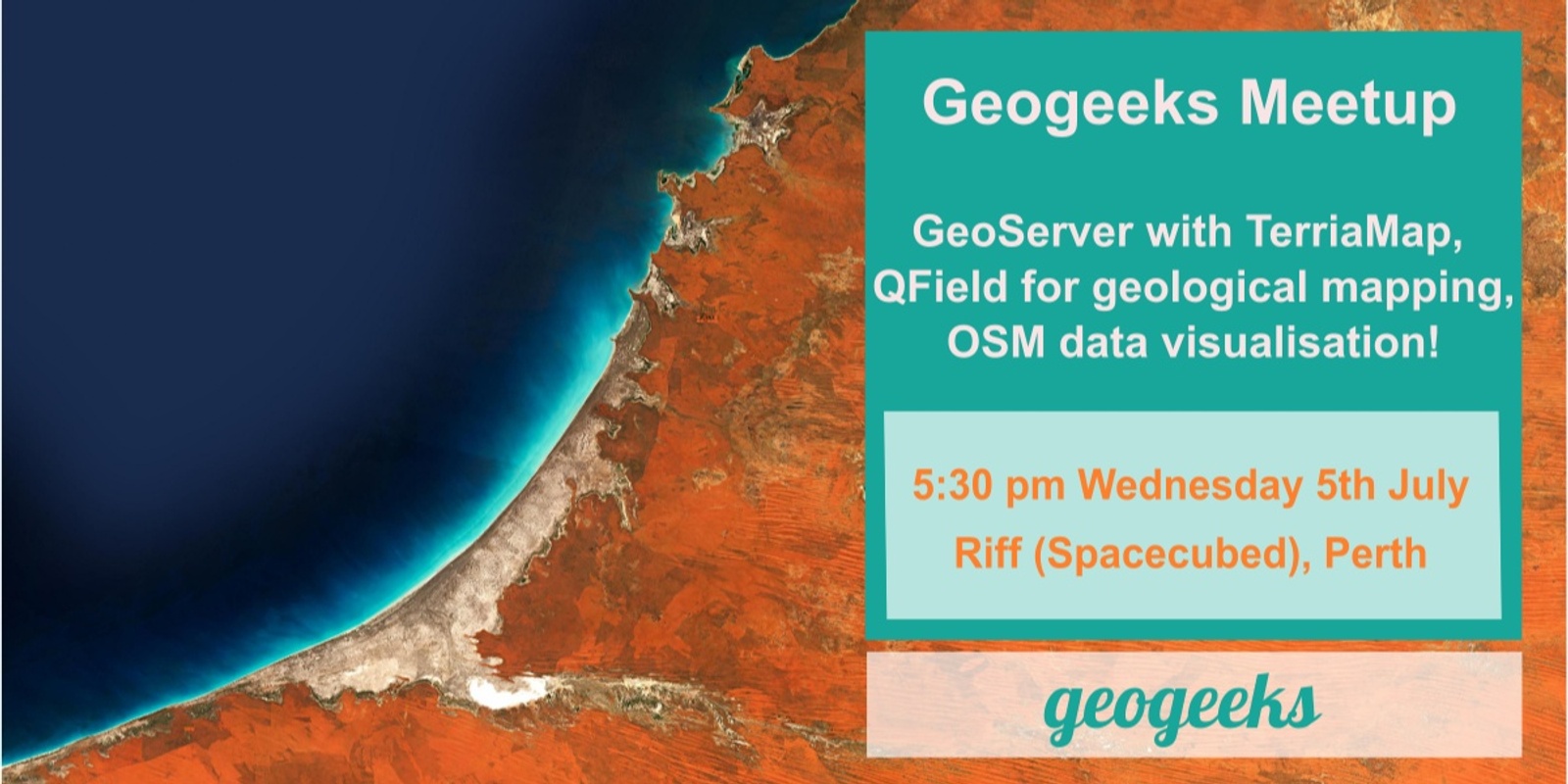 Banner image for Geogeeks Meetup: GeoServer, QField, and OSM data visualisation