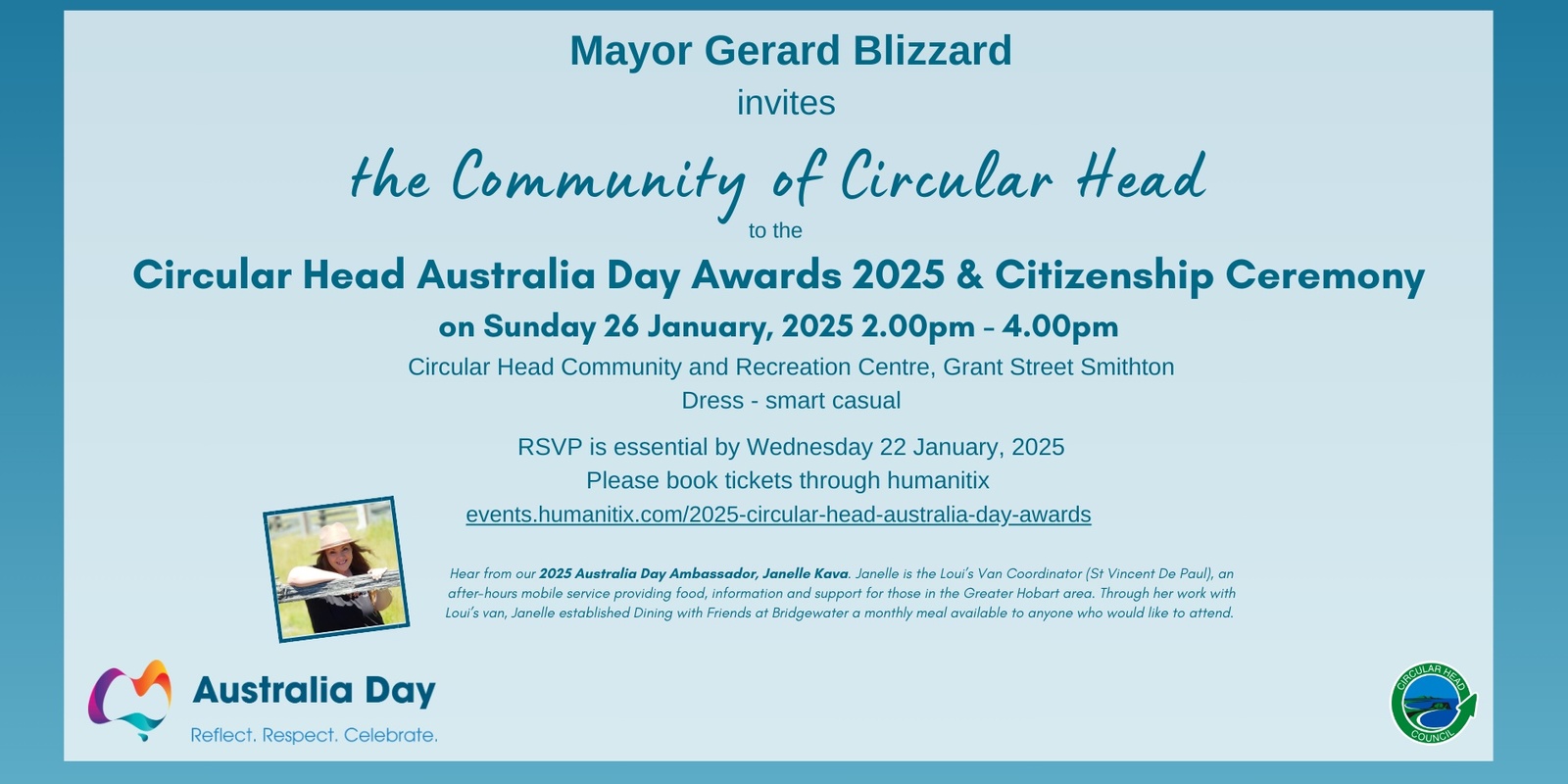 Banner image for 2025 Circular Head Australia Day Awards & Citizenship Ceremony 