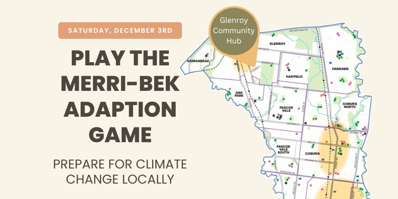 Banner image for The Adaptation Game - A Merri-bek Climate Drill